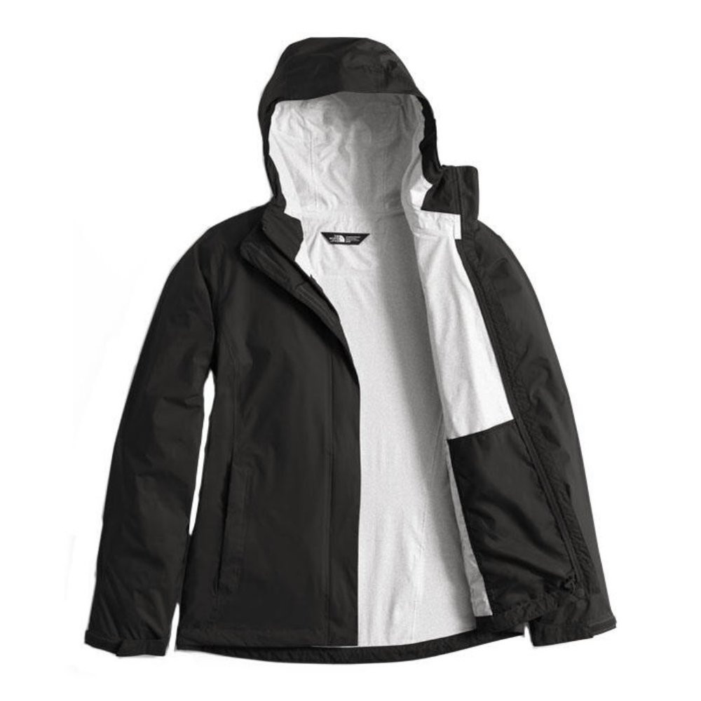The North Face Women's Venture 2 Rain Jacket (TNF Black/White) - Size M